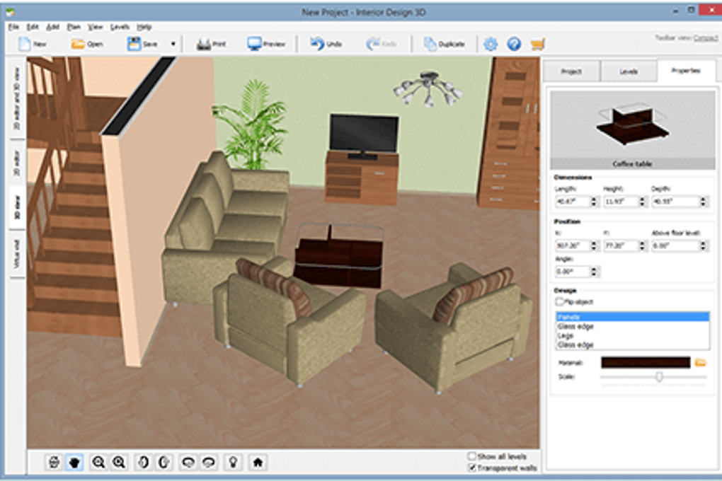 Home Interior 3D Design Software : Interior Design Software